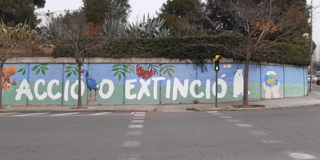 Mural col·laboratiu