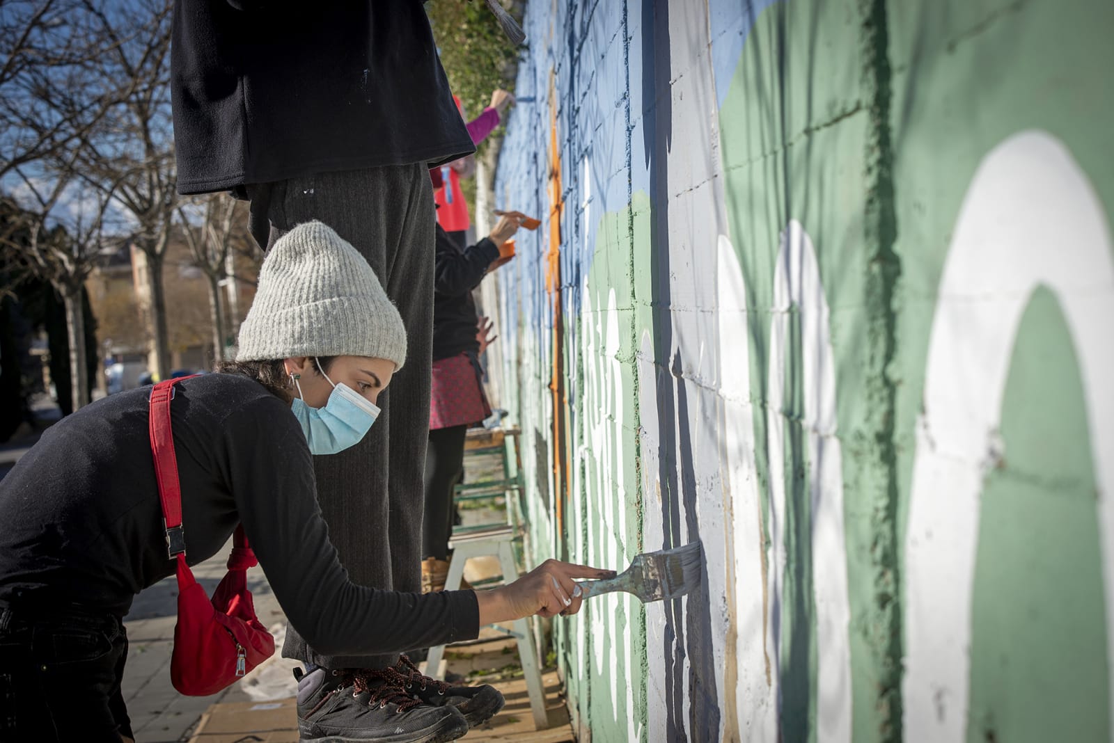 Mural col·laboratiu